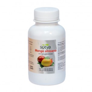 Sotya Mango Africano 120 cápsulas de 650 mg.