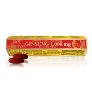 Marnys Ginseng 1.000 mg con Lecitina(30 cápsulas)