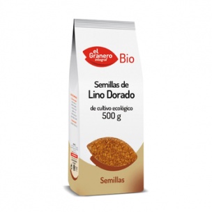 Semilla de Lino Dorado Bio El Granero (500 gr.)
