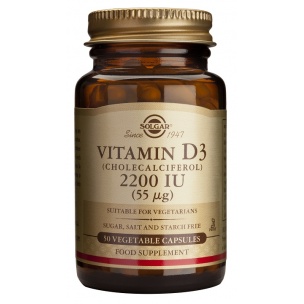 Vitamina D3 2200 Iu Solgar (50cap)