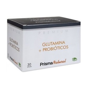 Glutamina + Probiótico Premium Prisma Natural (30 sticks)